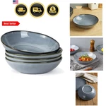 Large Pasta Bowls Set Of 4, Ocean Round 8.5" Serving Dinner .... Fixed Price $83.99.