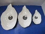 Pampa Bay Moonlight 3 Pc Oyster Bowl Set W/ Gold Titanium Finished Exteriors New. Fixed Price $42.00.