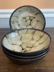 Gourmet Basics By Mikasa Anissa Soup Cereal Stoneware Bowls Set Of 4. Fixed Price $52.49.