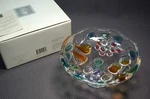 Mikasa Glass Footed Garden Harvest Bon Dish Nib. Fixed Price $25.00.