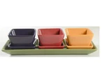 Pampered Chef Simple Addition Entertaining Serving Relish Snack 7PC Set 1985 New. Fixed Price $99.00.