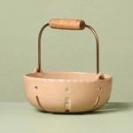 Stoneware Berry Serving Bowl With Handle Tan - Hearth & Magnolia. Fixed Price $20.00.