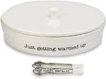 Mud Pie Ceramic Tortilla Warming Dish Set Of 1. Fixed Price $37.00.