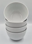 4 Piece Pottery Barn Caterer's Dinnerware 5 " Coupe Cereal Bowl Set White. Fixed Price $40.00.