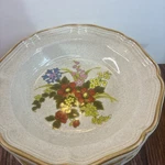 Mikasa Garden Club Ec 404 Fresh Floral Soup Bowls Vintage 8.5 Set Japan Euc. Fixed Price $25.00.