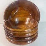 Vintage Wooden Mountain Woods Cherry Fruit/salad Bowl See. Fixed Price $35.99.