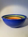 Gourmet Home Products Set Of Six Melamine Nesting Bowls. Fixed Price $29.97.