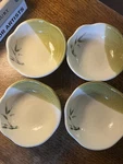 Set Of 4 Vintage Miya Japanese Bowls Hand Painted & Lovely. Fixed Price $45.00.