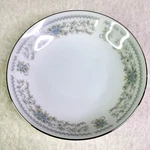 Vtg Nitto Hanover Platinum Fruit, Dessert, Sauce Bowls Blue Green Floral Japan. Fixed Price $6.30.