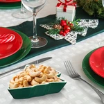Upkoch 2PCS Green Tree Shaped Plates, Christmas Bowl: Ceramic Appetizer Tra. Fixed Price $17.91.