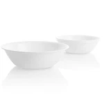 Corelle Winter Frost White 32OZ Glass Serving Bowls Set Of Kitchen Dinnerware. Fixed Price $62.17.