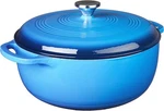 Figmint Enamel Cast Iron Dutch Oven 500 Degree 7.5QT Blue. Fixed Price $44.99.