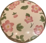 Vintage Franciscan Desert Rose Cake Plate Round On Pedestal 12 Inch. Fixed Price $48.00.