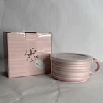 Temptations By Tara Pink Variety 22 Oz Lidded Soup/cereal Bowl. Fixed Price $19.99.