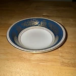 Wedgwood Columbia Blue & Gold R4509 Cereal Bowl (s). Fixed Price $30.00.