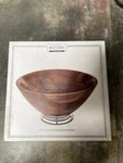 Salad Bowl Centerpiece Food Serveware Wood Revere By Godinger - 12". Fixed Price $63.99.
