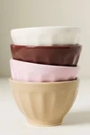 Anthropologie The Latte Stoneware Mini Nut Bowls (4) Amelie Edition: Assorted. Fixed Price $35.99.