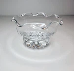 Studio Nova Citadel Ruffled Rim Footed Dessert Bowl 1/2" Across WX003/419. Fixed Price $6.99.