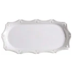Juliska Ceramics Berry And Thread Whitewash 14" Rectangular Tray 11204775. Fixed Price $56.00.
