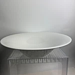 Alessi Ku Design: Toyo Ito 2006 12" Serving Bowl White Porcelain Poland Note. Fixed Price $47.55.