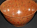 Rachael Ray Garbage Bowl Orange Speckled Confetti Melamine Serving Mixing Rachel. Fixed Price $58.00.