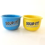 Set 2X Rare Maruchan Soup It Ramen Noodle Bowls Colorful Yellow Blue. Fixed Price $24.99.