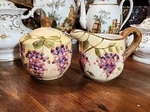 Wisteria Heritage Mint Sugar Bowl & Creamer Set 2004 Discontinued. Fixed Price $28.00.