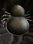 10 Halloween Metal Large Black Spider Candy/snack/candle Dish Bowl Hallmark. Fixed Price $27.88.