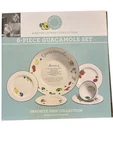 Martha Stewart Collection Guacamole 6-PIECE Serveware Set W/ Recipe Bowl Avocado. Fixed Price $48.75.