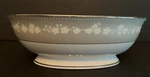Lenox China Bellina Gray Platinum Oval Vegetable Serving Bowl Exc. Fixed Price $59.99.