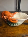 Vintage Fitz And Floyd Lobster Bisque Gravy Bowl Discontinued Fish Market Design. Fixed Price $35.00.
