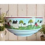 Vintage 1998 Sakura Warren Kimble Brandon House Country Life Serving Bowl. Fixed Price $42.88.