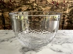 Ralph Lauren Hewitt Ice Texture Crystal Large 9LB Decorative Serving Bowl Signed. Fixed Price $80.00.