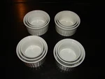 Set Of 4 Bia Cordon Bleu Ramekins Souffl Nesting Bowls - 12 Pieces. Fixed Price $20.00.