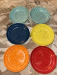 Zak Designs Speckled Confetti Melamine Pasta Salad Cereal Bowls Set Of 6. Fixed Price $98.00.