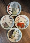 4 Piece Williams-sonoma Herbs & Vegetables Pasta Bowls 9.5 Retired. Fixed Price $89.00.