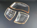 Luigi Bormioli Color Palette 3 Piece Serving Plates Michelangelo 149 Italy. Fixed Price $15.99.
