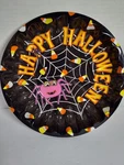 Vintage 1990S Happy Halloween Candy Treat Bowl 1/2 Round. Fixed Price $20.00.