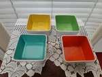 Overandback, 4-PC "summertime" Serving Bowl Set 5 & 1/2". Fixed Price $45.00.
