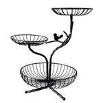 Creative 3 Tier Metal Bowl/fruit Basket/fruit Tray/organizer. Fixed Price $40.68.