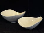 Savora "dimple" Aluminum Alloy Bowls With Enamel Interiors 10" & 12" Wave Edge. Fixed Price $35.00.