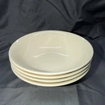 4 Wedgwood Queen Plain Ivory Cereal Soup Bowl 6.75" Creamware England. Fixed Price $80.00.