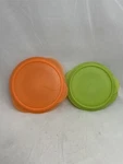 Tupperware Set Of 5453A 5452D Collapsible Bowls 5455A 5454A Lids. Fixed Price $15.97.