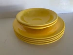 Carlisle Melmac Yellow Dinner Plates And Soup-cereal Bowls 6. Fixed Price $11.69.