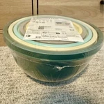 New Ikea Garnityren Mixed Colors 1 Piece Bowl With Lid Set Of 5. Fixed Price $25.00.