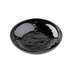 Tablecraft 12535 Ridge High Gloss Black Melamine 9" Dia. 24 Oz. Bowl - Doz. Fixed Price $102.77.