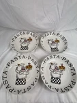 4 Pcs-chef Elect 8" Pasta Bowl Italian Theme. Fixed Price $39.99.