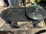 Hot Pot With Grill, Electric Indoor Shabu Korean Bbq Smokeless. Fixed Price $79.99.