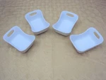 Rachael Ray Stoneware Square Ramekin Au Gratin 12 Oz White Baking Bowls 4 Pieces. Fixed Price $30.00.