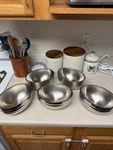 Vollrath Stainless Steel Mixing Bowl Set 5-PIECE Model 46566. Fixed Price $250.00.